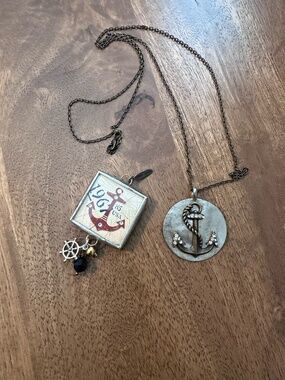 Jewel Kade Anchor Necklace